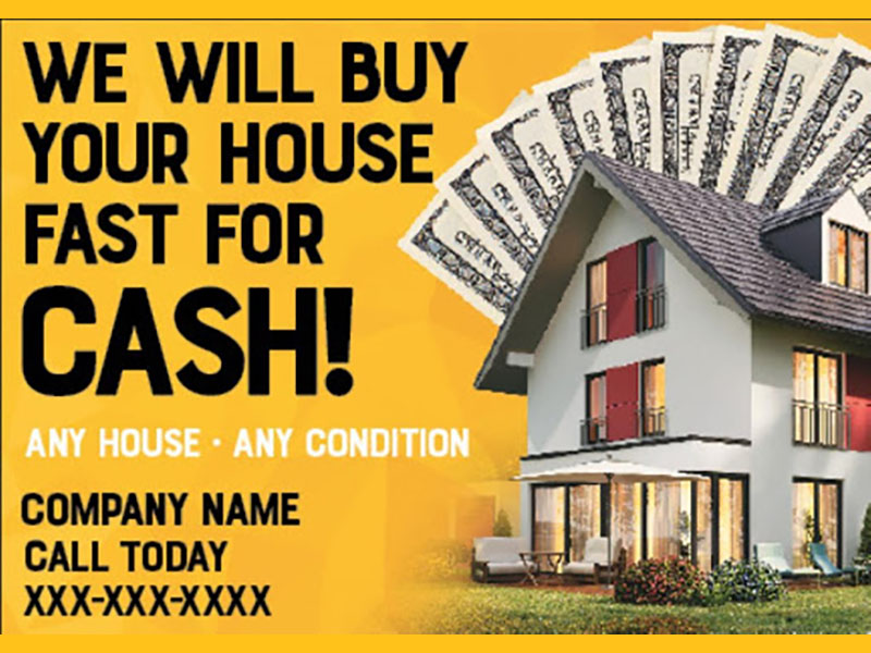 We Buy Houses Postcard Template